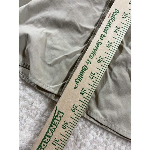 Guide Series Fishing Shirt Mens Large Vented Performance Button Up Brown Tan - Picture 9 of 10